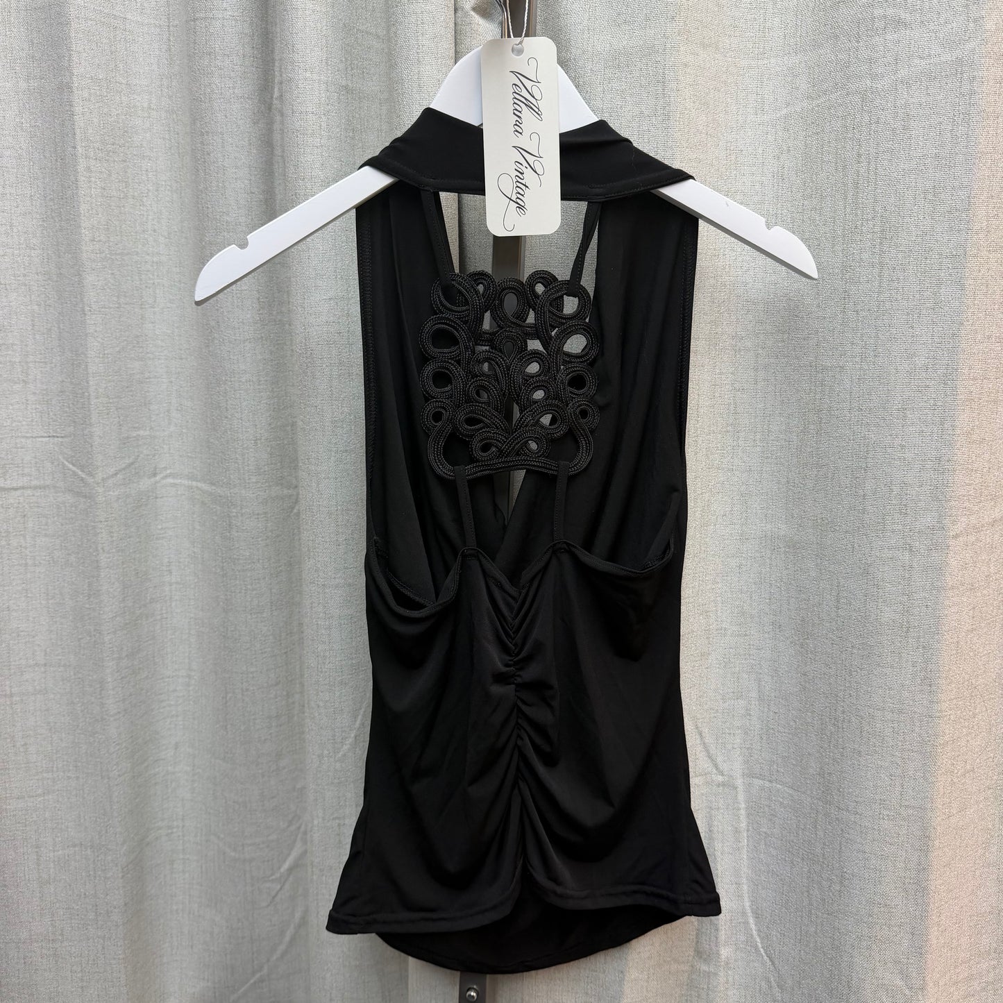 Morgan De Toi Black Halter Top