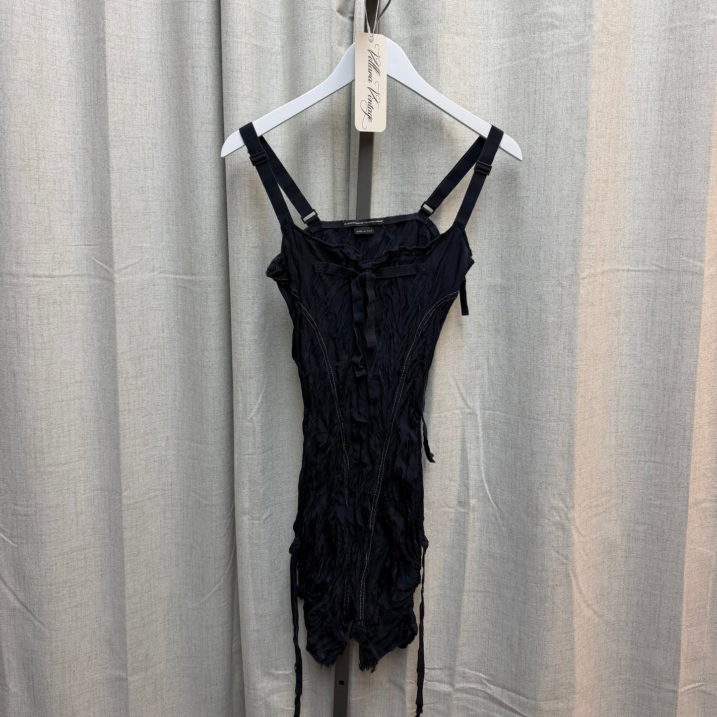 Le Jean De Marithe + Francois Girbaud Navy Blue Dress