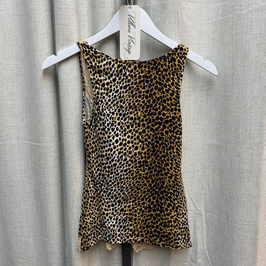 D&G Underwear Cheetah Print & Lace Top