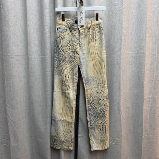 Just Cavalli Reptile Print Jeans
