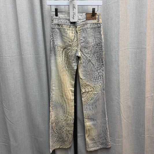 Just Cavalli Reptile Print Jeans