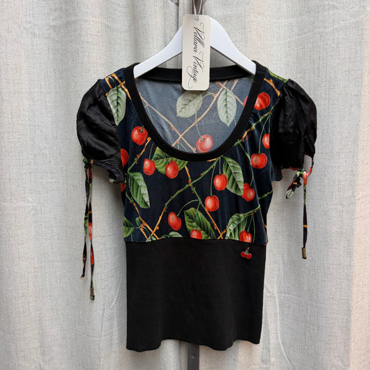 Galliano Cherry Print Top F/W 2003