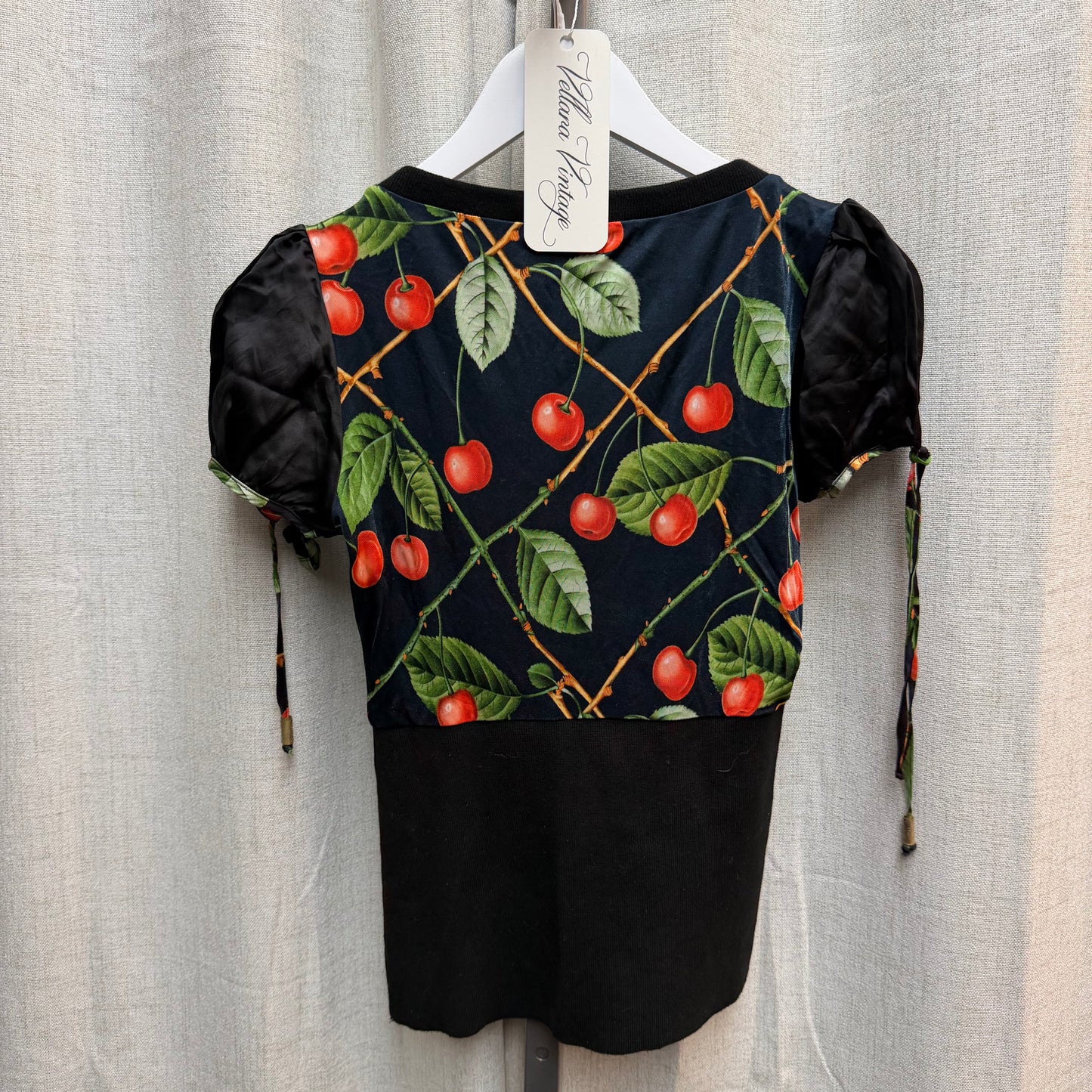 Galliano Cherry Print Top F/W 2003