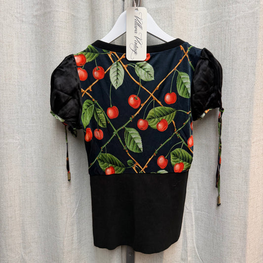 Galliano Cherry Print Top F/W 2003