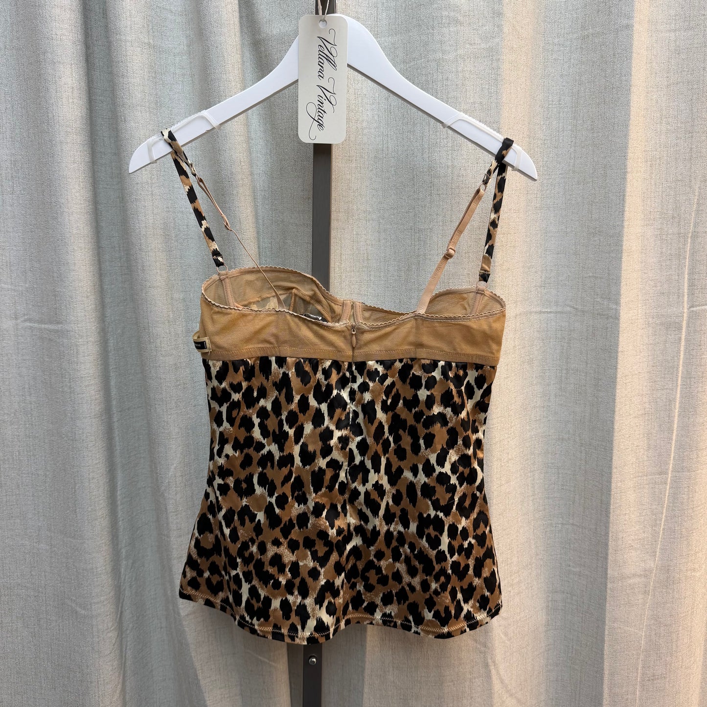 D&G Leopard Print Bustier Top