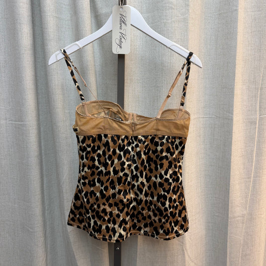 D&G Leopard Print Bustier Top