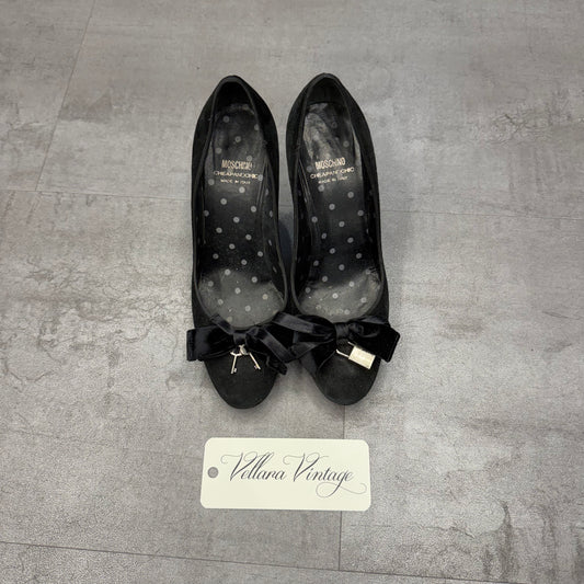 Moschino Cheap And Chic Lock & Key Heels