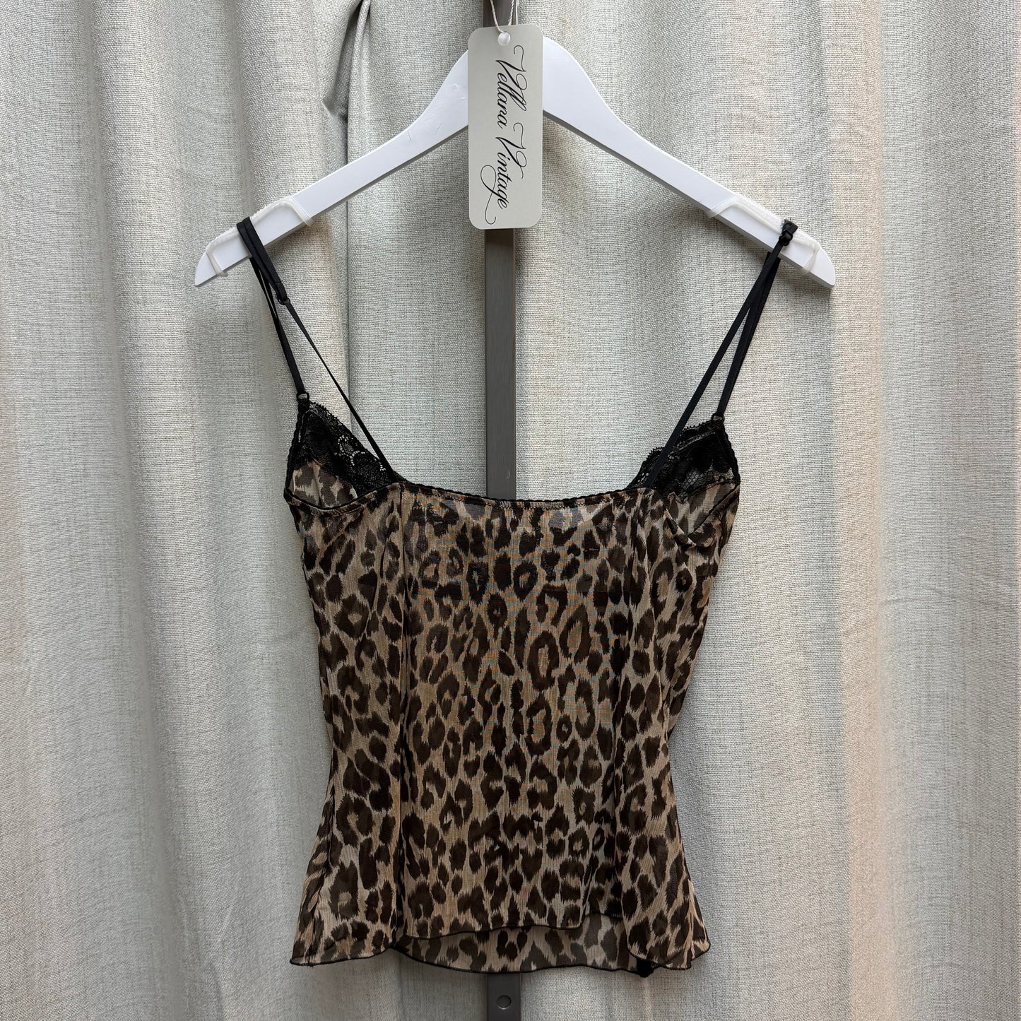 Dolce & Gabbana Underwear Sheer Leopard Print Bustier Top