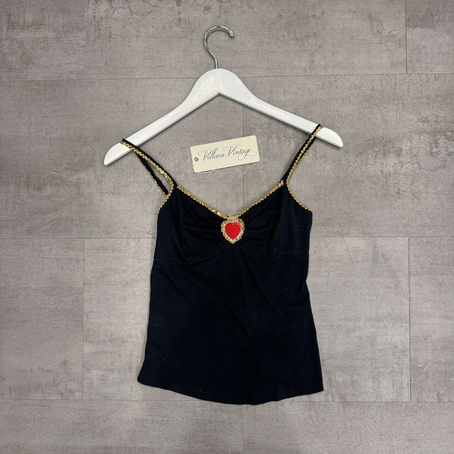 Moschino Jeans Heart Tank Top