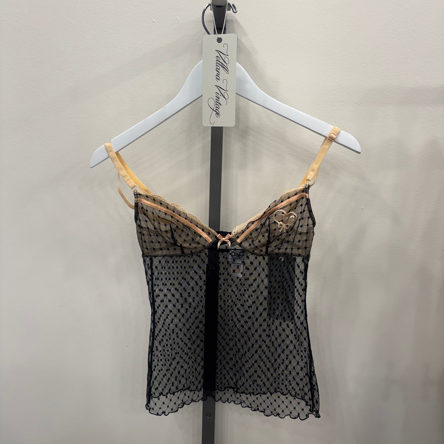 D&G Sheer Mesh Lingerie Cami