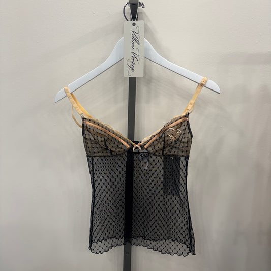 D&G Sheer Mesh Lingerie Cami