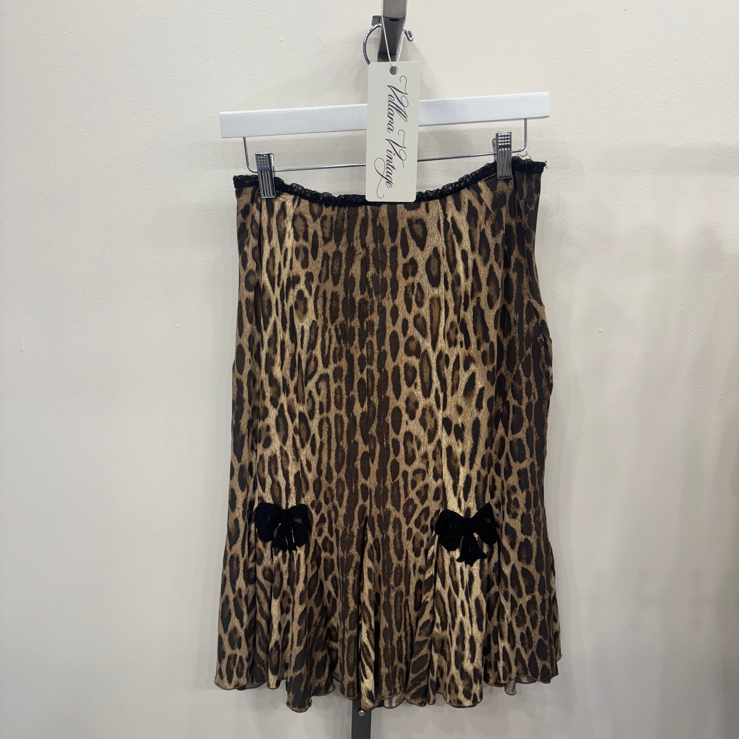 Blumarine Cheetah Midi Skirt