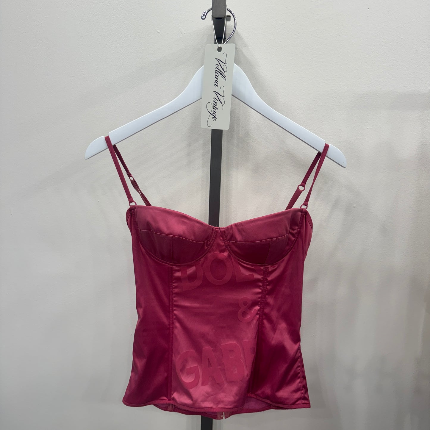 Dolce & Gabbana Pink Bustier Top