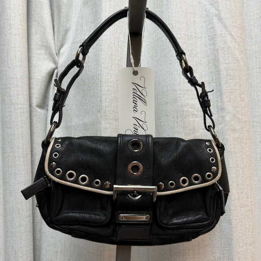 Prada Black Leather Shoulder Bag