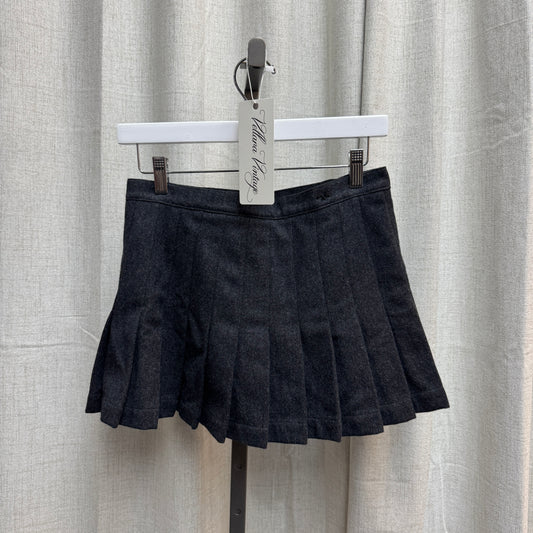 Vintage Thomas Burberry Pleated Wool Skirt