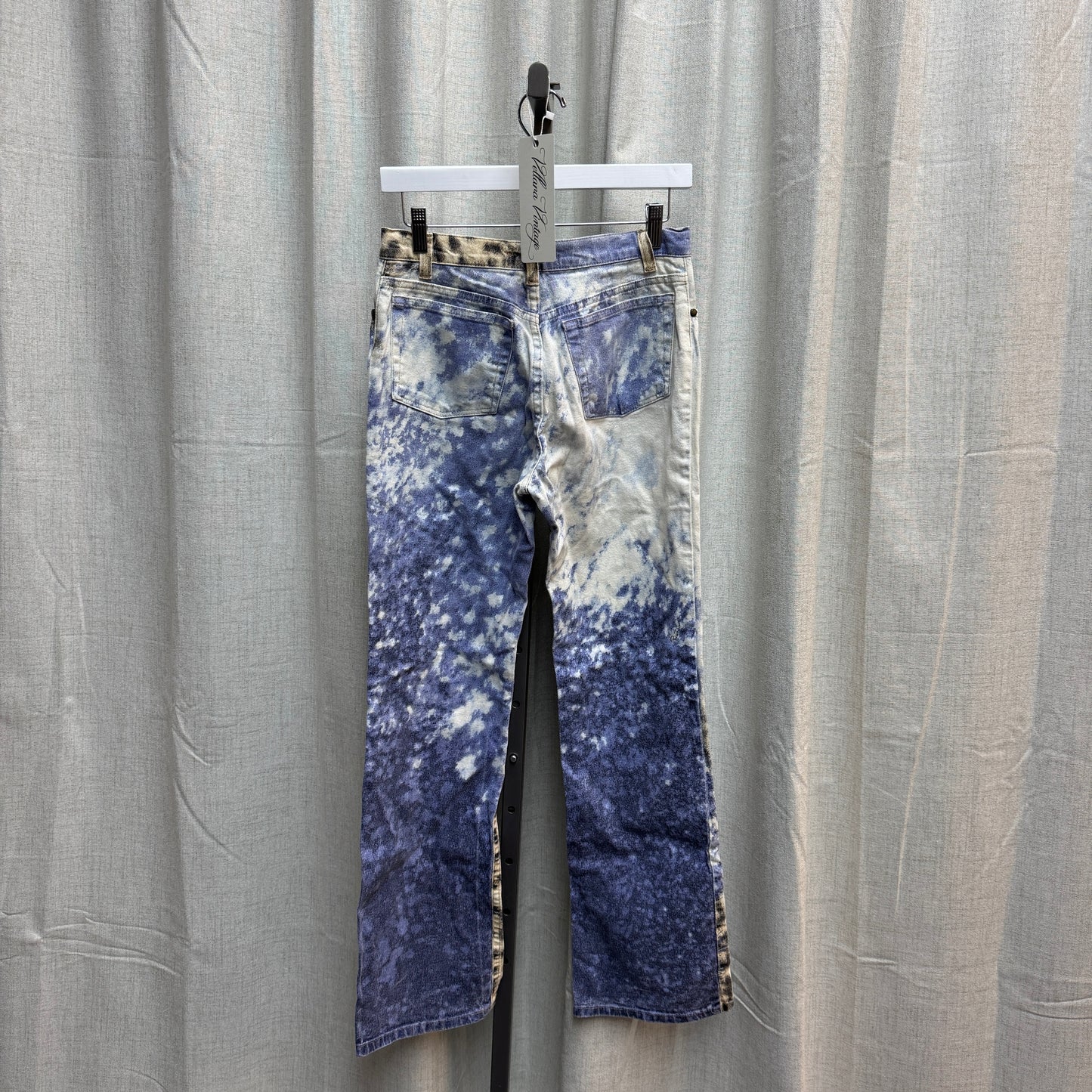 Roberto Cavalli S/S 2002 Leopard Ocean Exploration Pants