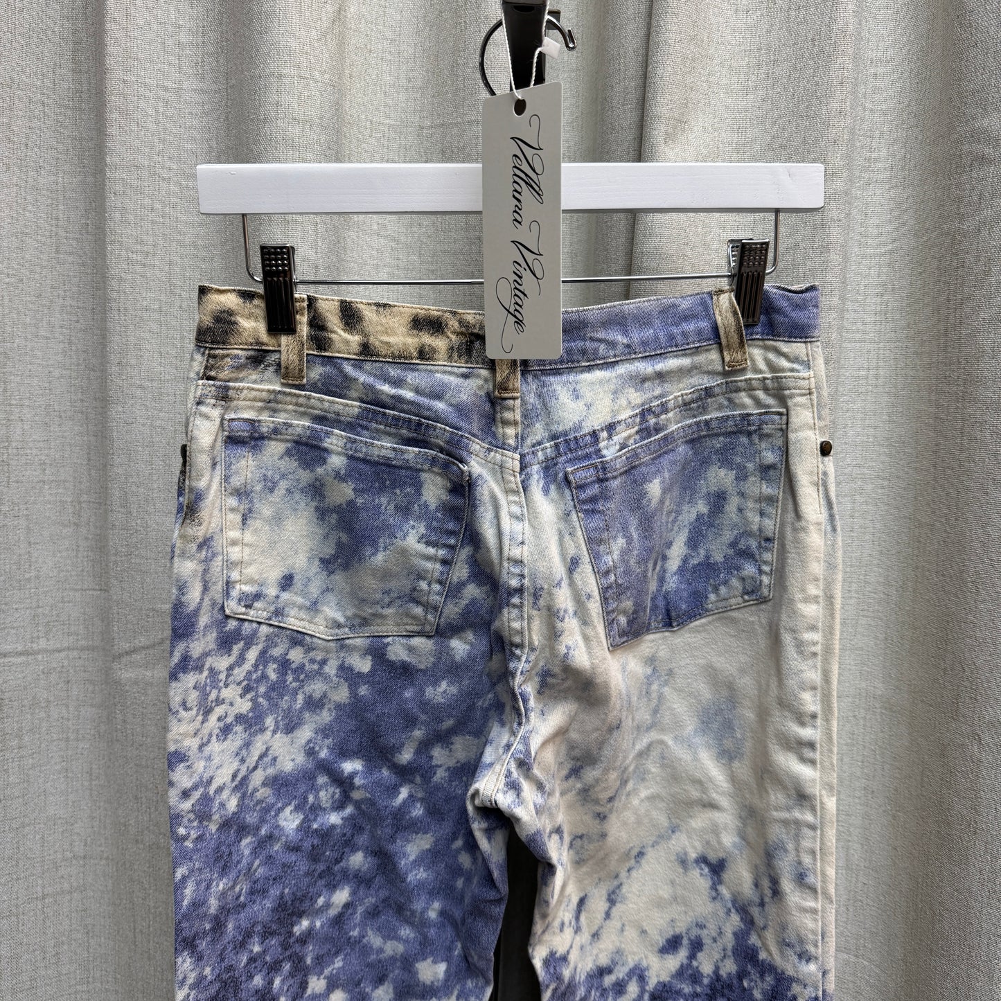 Roberto Cavalli S/S 2002 Leopard Ocean Exploration Pants