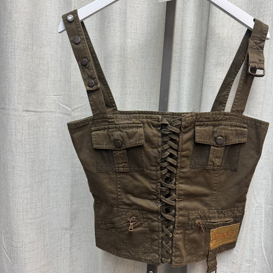 D&G Utility Cargo Corset Top