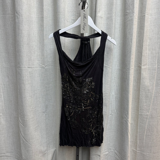 All Saints Beaded Cowl Neck Dress
