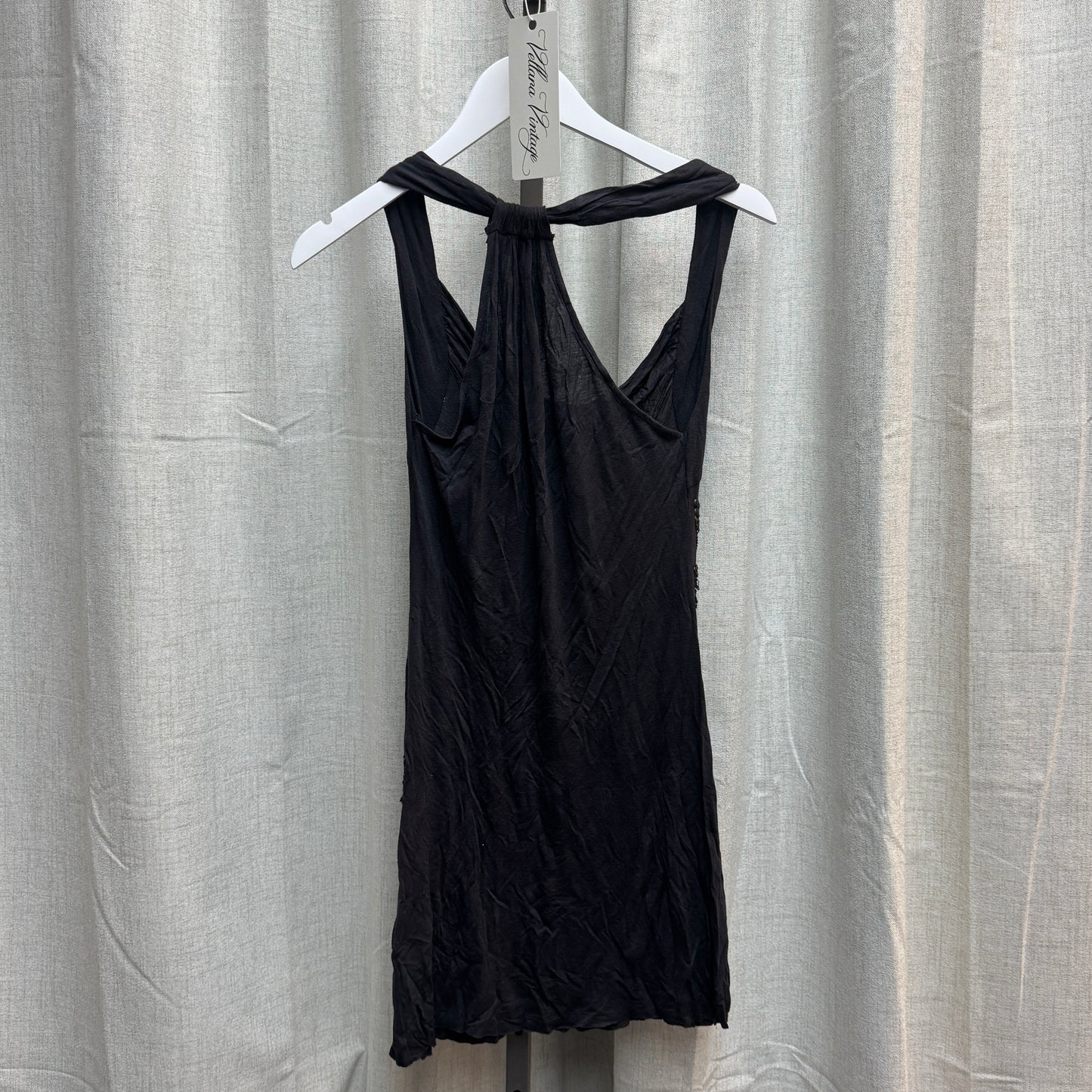 All Saints Beaded Cowl Neck Dress