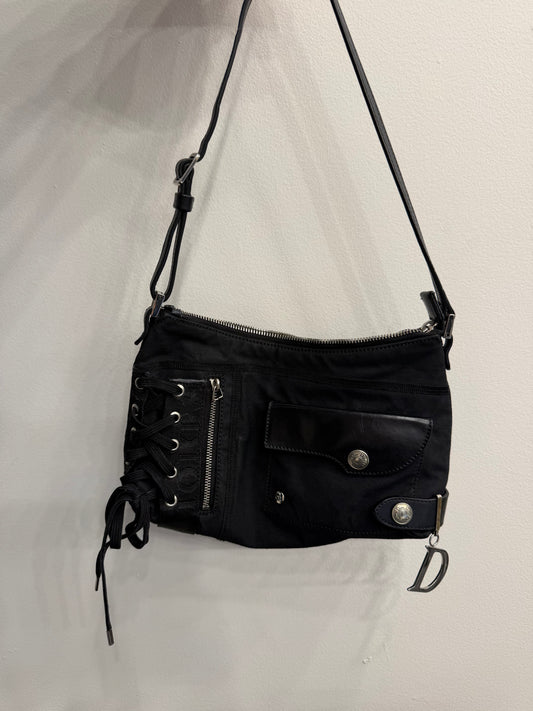 Christian Dior 2004 Lace-Up Bag