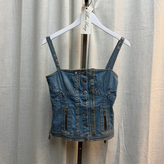 D&G Denim Corset Top
