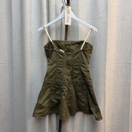 D&G Green Khaki Mini Dress