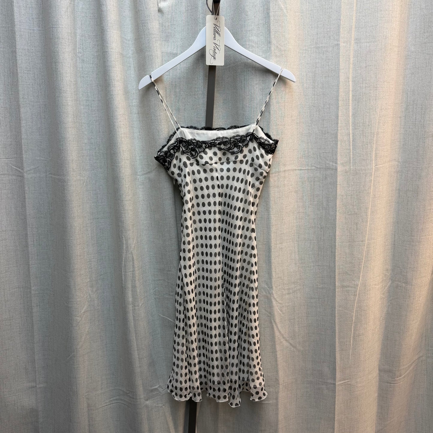 Emporio Armani Silk Polka Dot Midi Dress