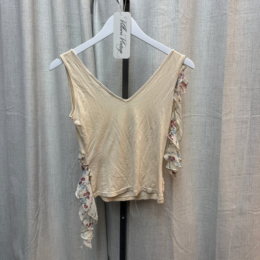 Morgan de Toi Cottagecore Sleeveless Ruffle Tank Top