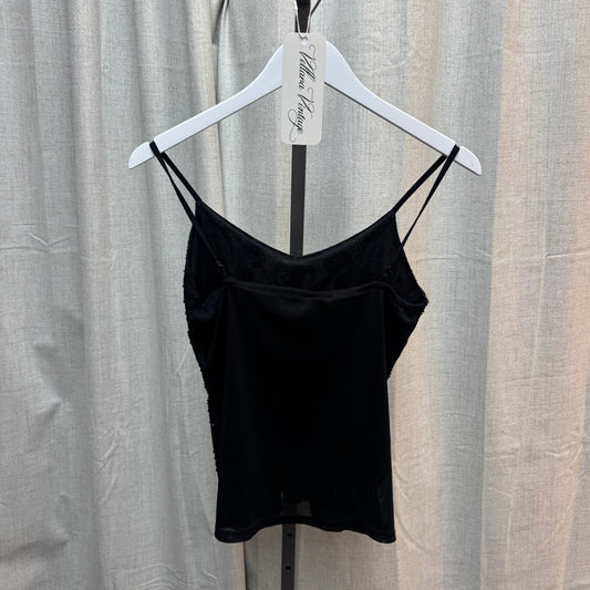 Black Beaded Tank Top