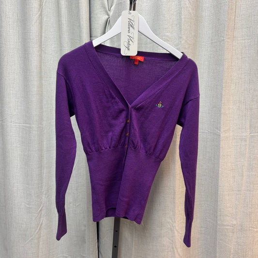 Purple Vivienne Westwood Red Label Cardigan