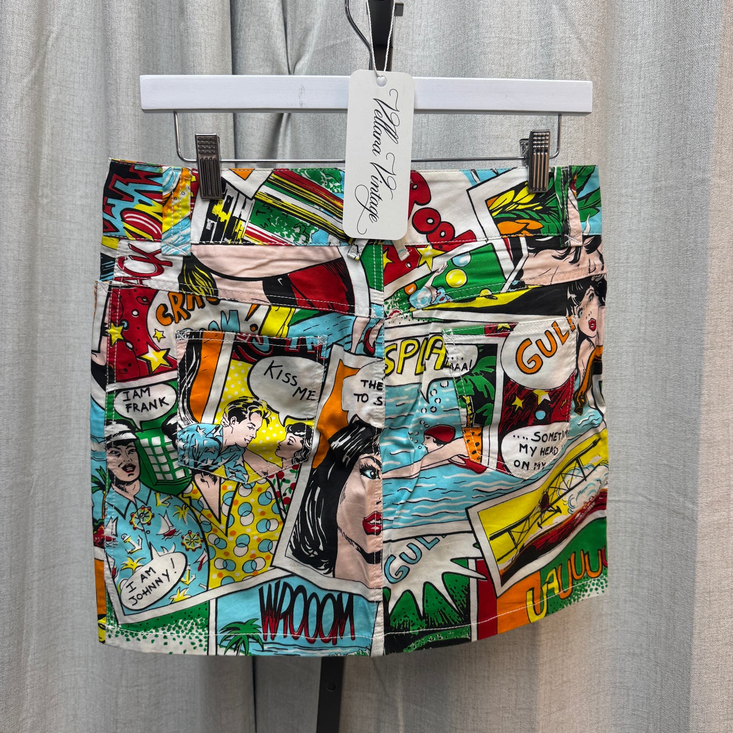 S/S 2004 Dolce & Gabbana Comic Book Mini Skirt