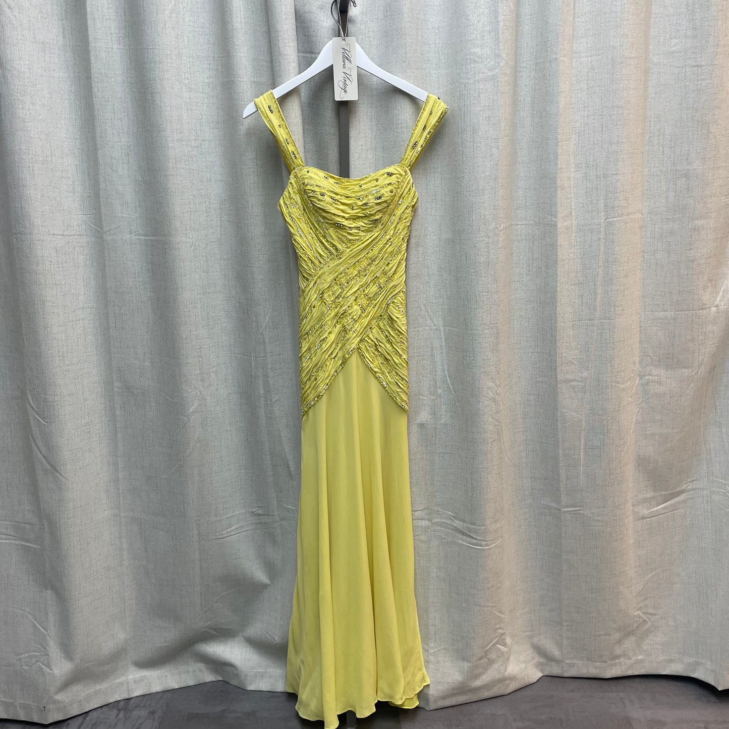 CLASS Roberto Cavalli Yellow Maxi Dress
