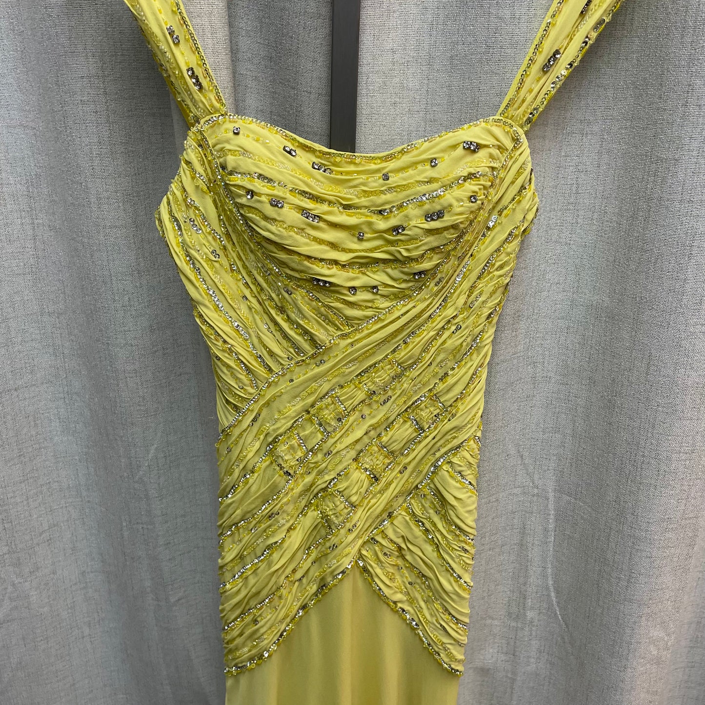 CLASS Roberto Cavalli Yellow Maxi Dress