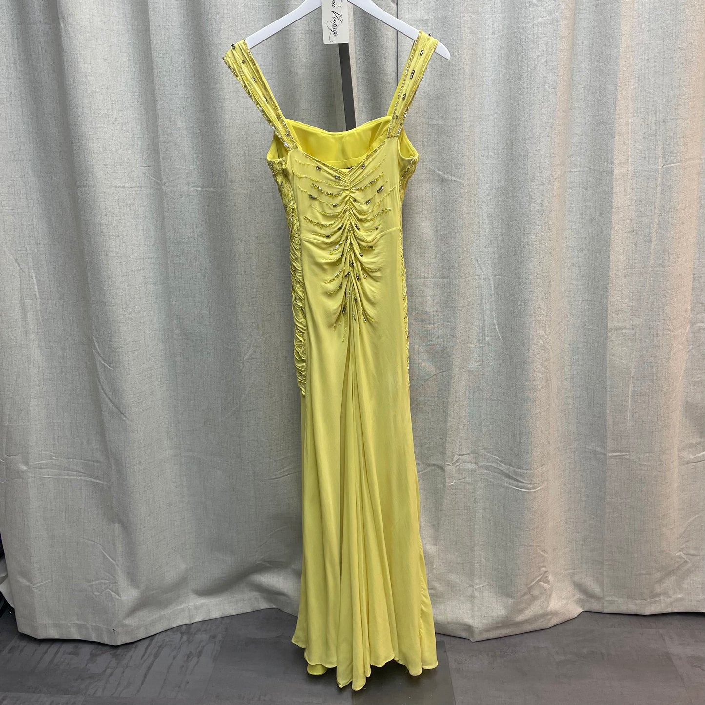 CLASS Roberto Cavalli Yellow Maxi Dress