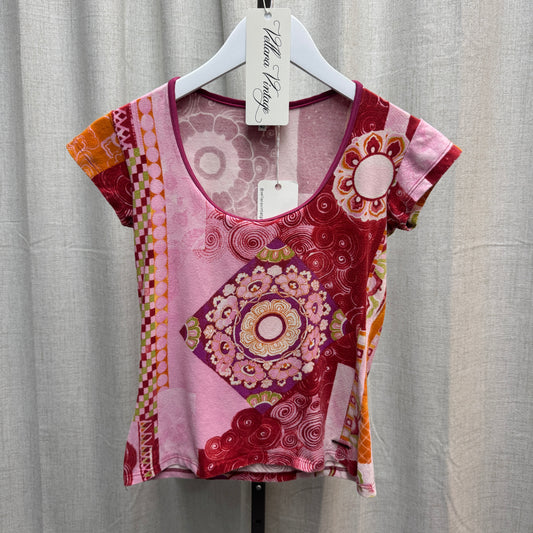 Kenzo Wave Beachy Abstract Short Sleeve Tee