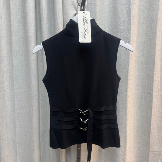 Pedro del Hierro Buckle Sleeveless Turtleneck Top