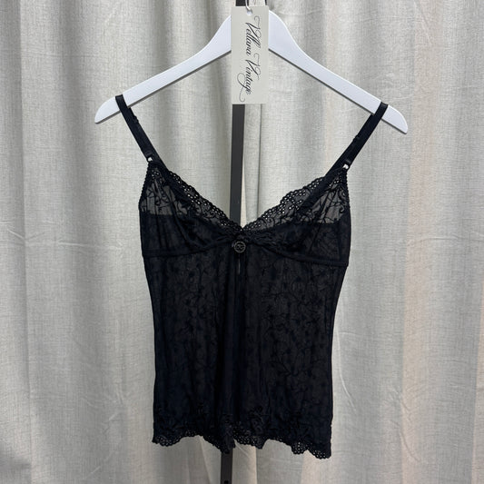 D&G Black Sheer Charm Tank Top