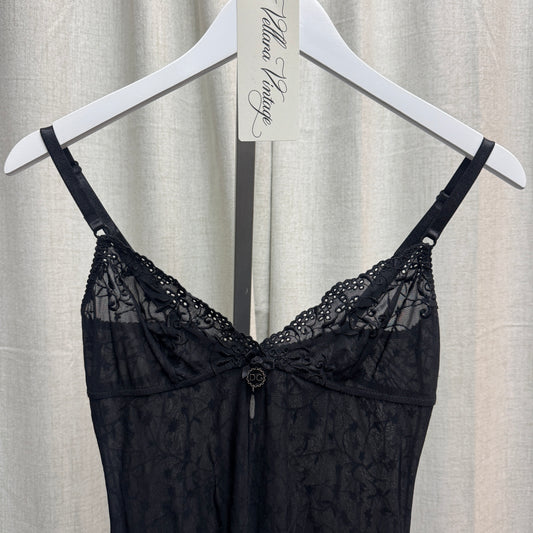 D&G Black Sheer Charm Tank Top