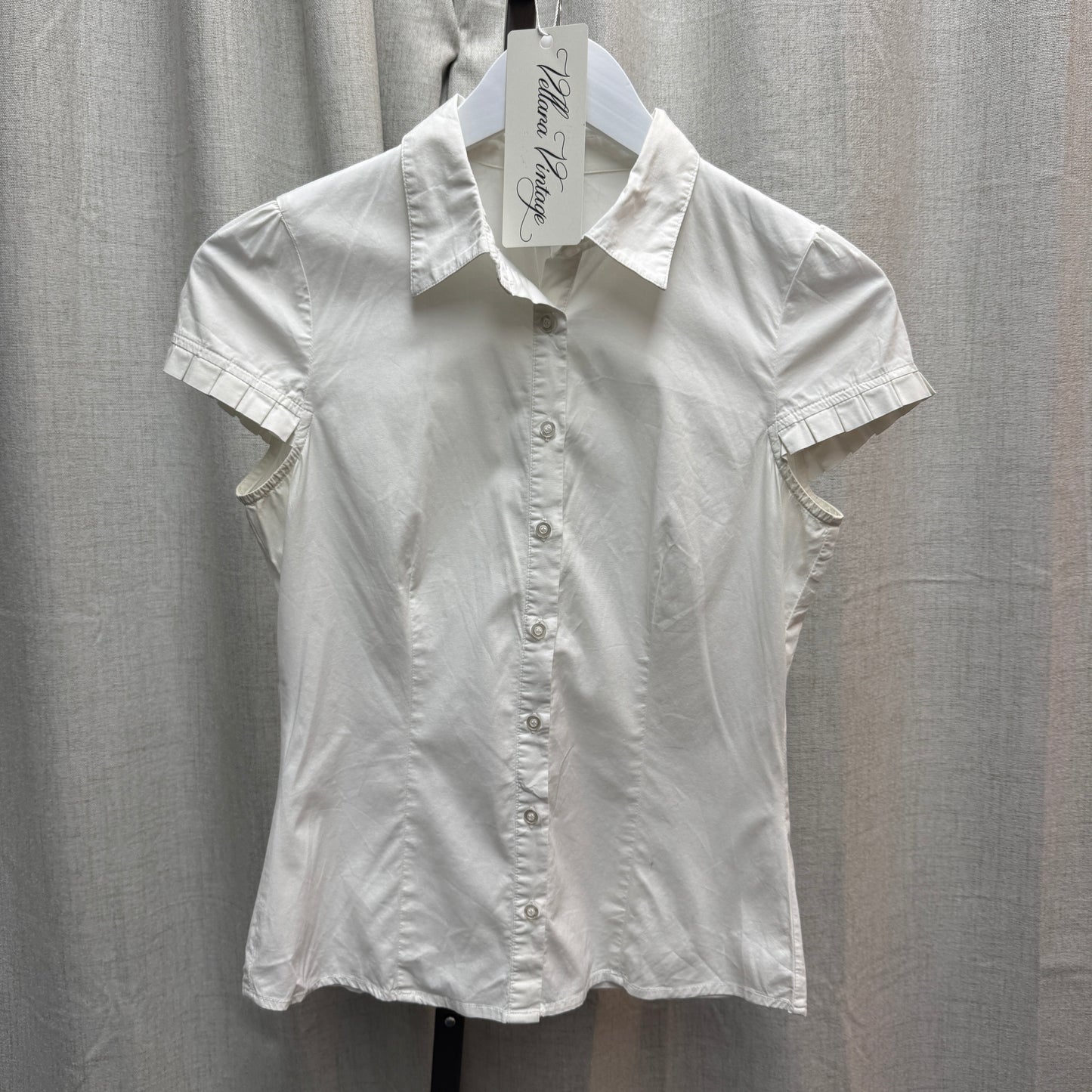 NAFNAF White Short Sleeve Button Up