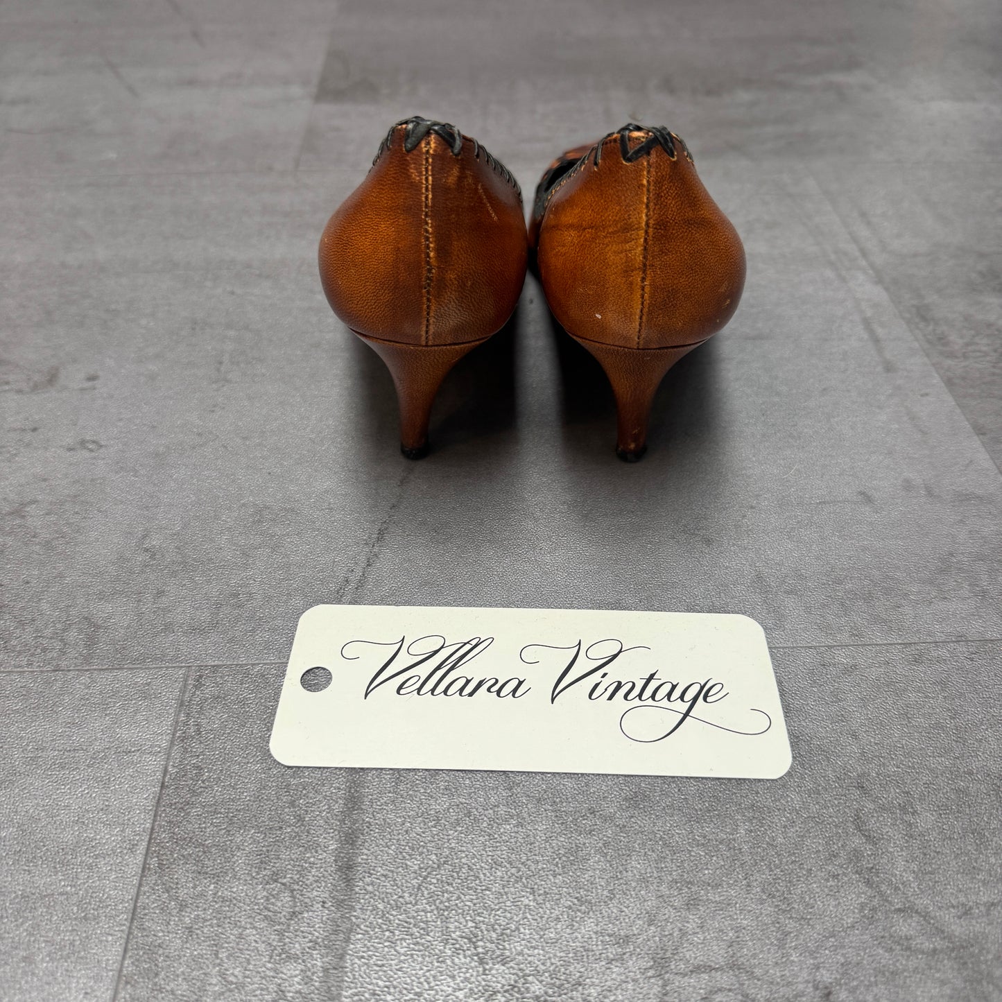 Prada F/W 1999 Brown Leaves Pumps