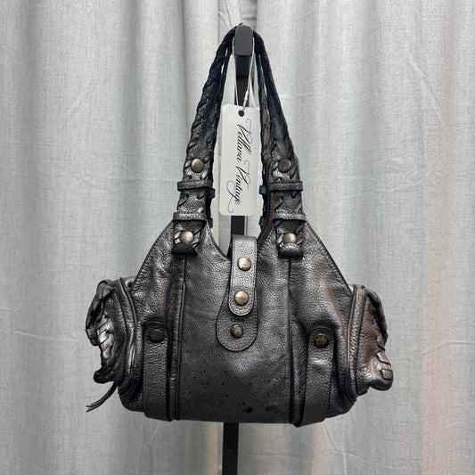 Chloé Silver Leather Silverado Bag