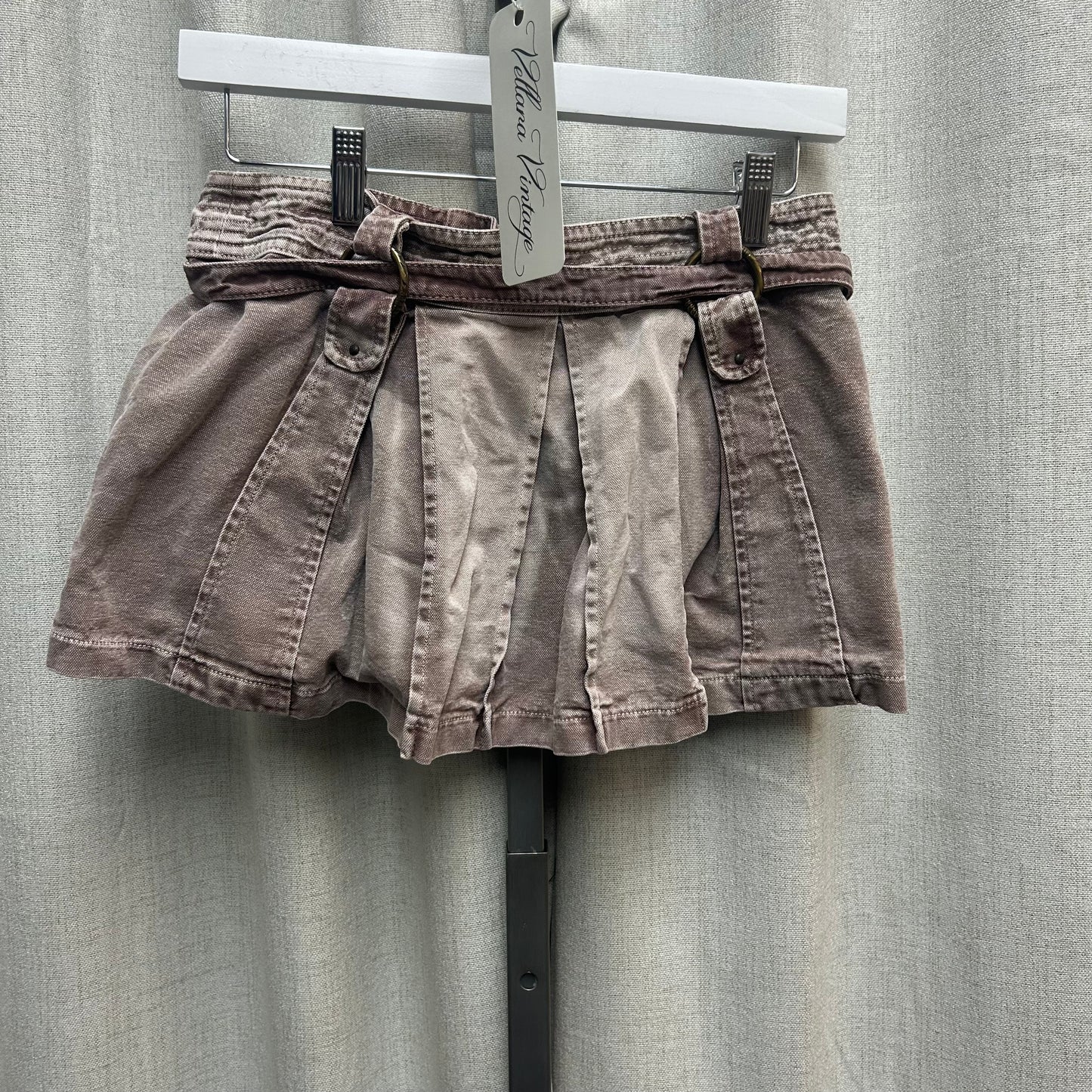 Just Cavalli Brown Cargo Mini Skirt
