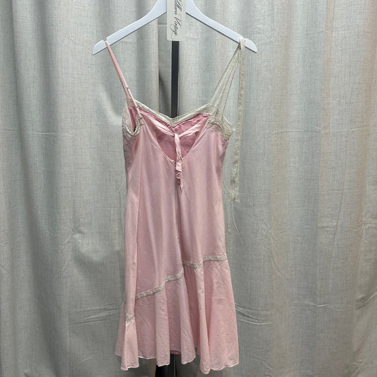 Betsey Johnson Pink Lace Cottagecore Mini Dress