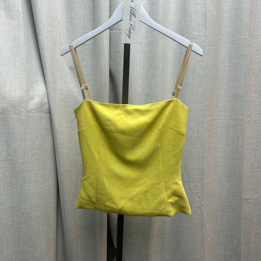 D&G Yellow Cotton Velcro Tank Top