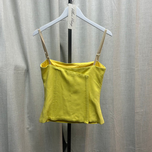 D&G Yellow Cotton Velcro Tank Top