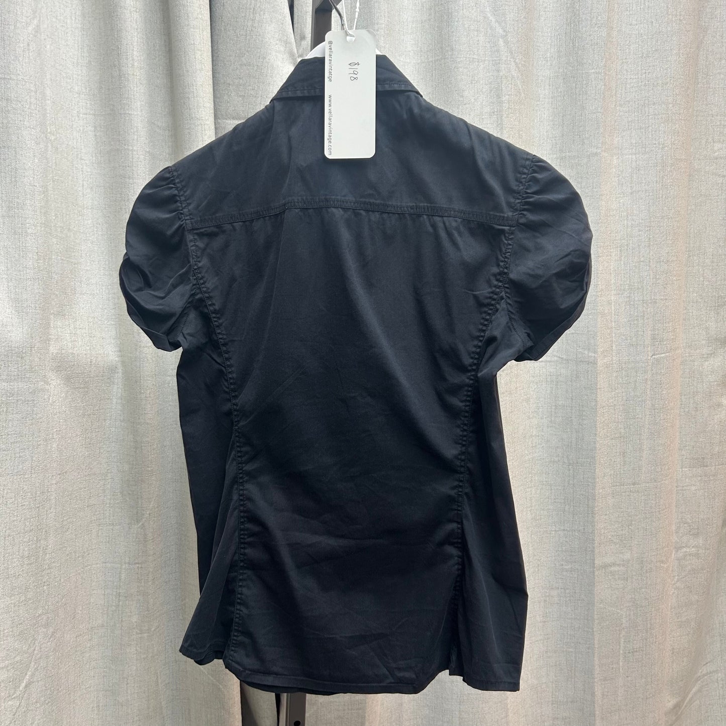 Prada Black Button Up