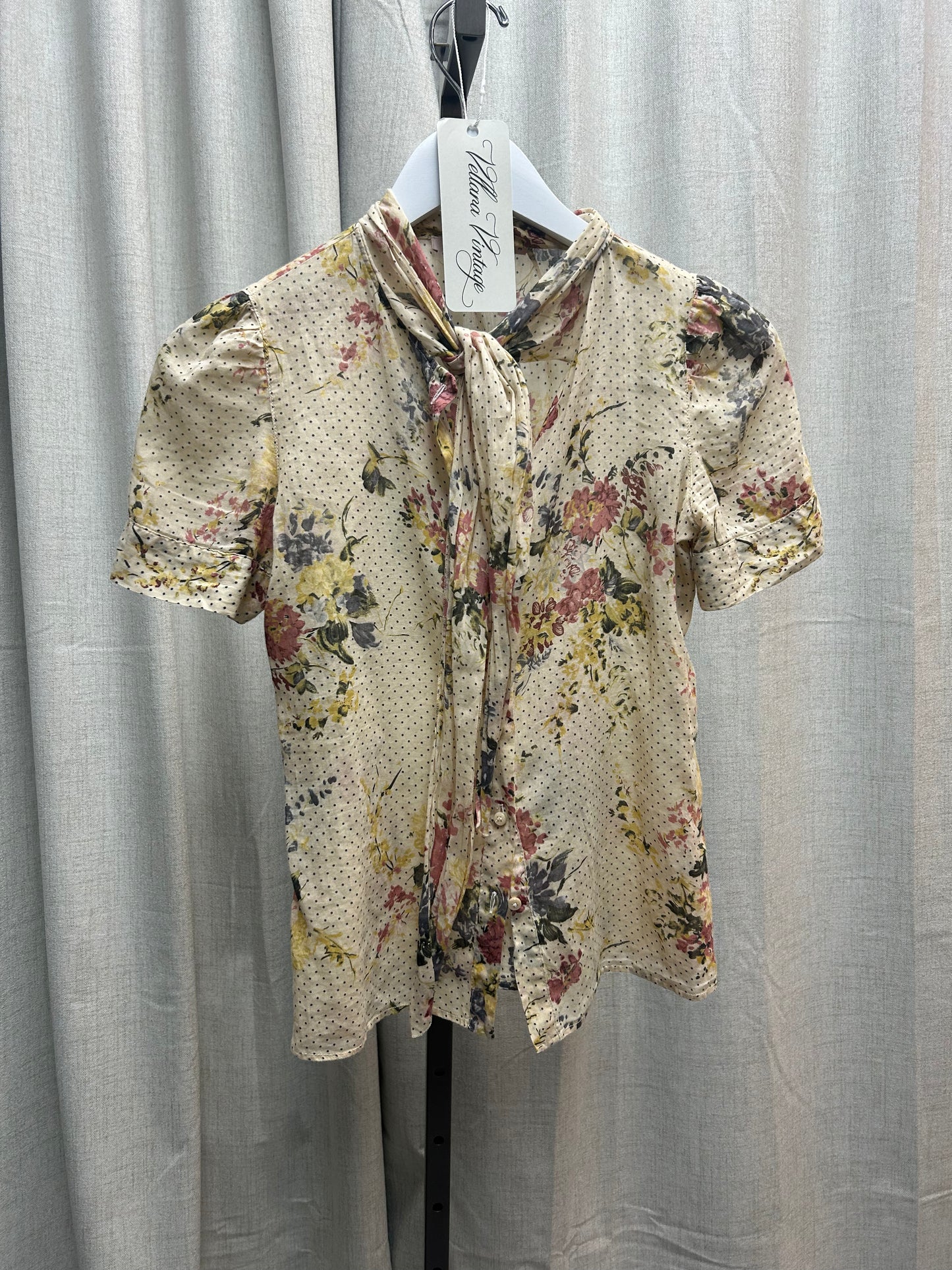 RED Valentino Floral Tie Blouse
