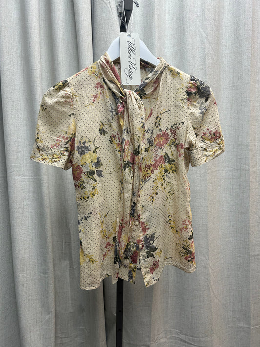 RED Valentino Floral Tie Blouse