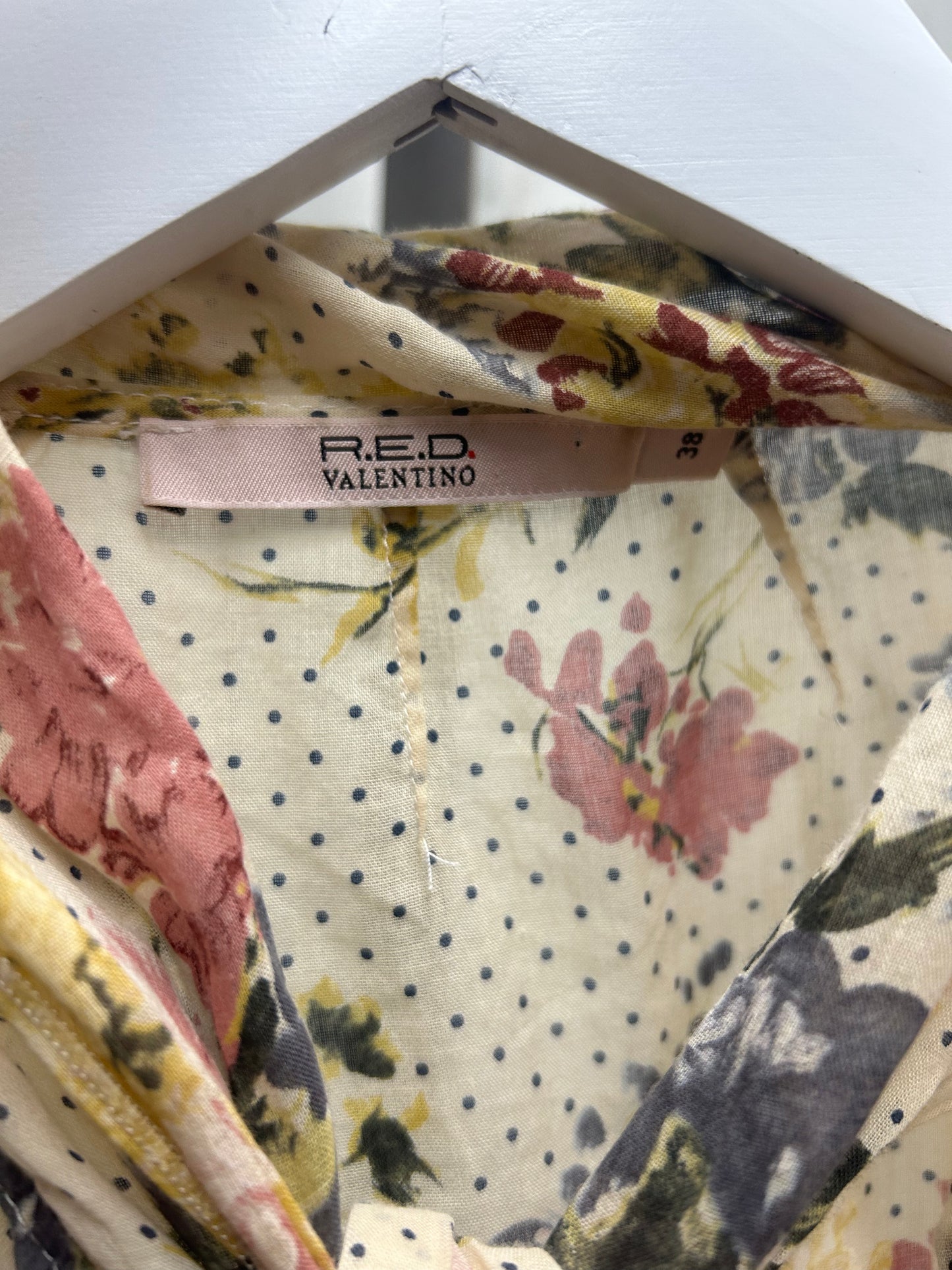 RED Valentino Floral Tie Blouse